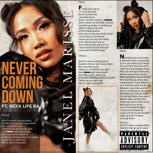 收聽Janel Marisse的Never Coming Down (Explicit)歌詞歌曲