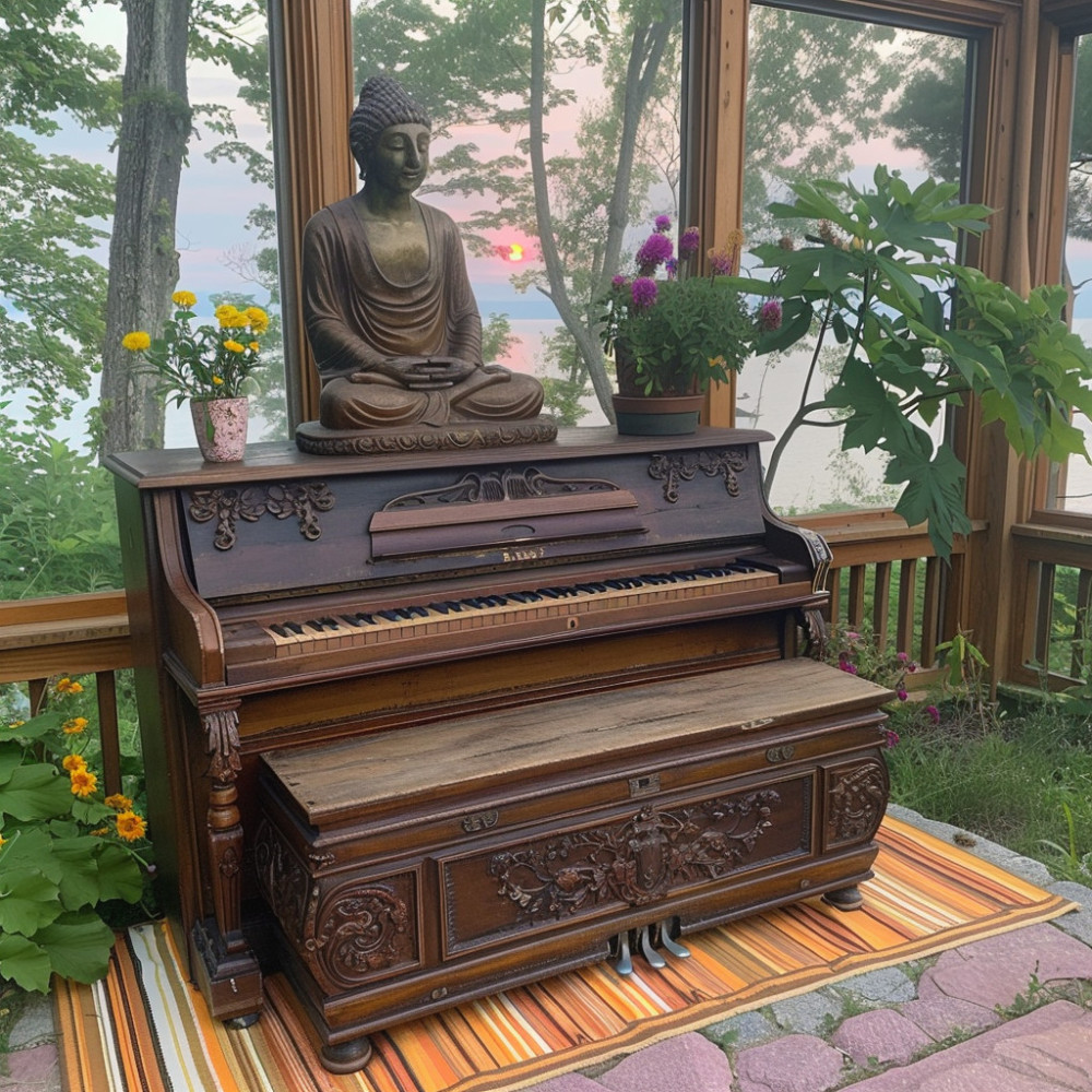 Melodía Zen Calmante Del Piano