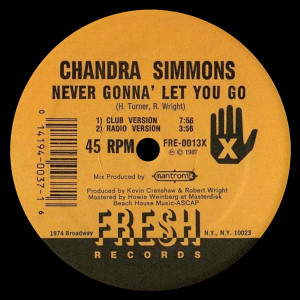 收聽Chandra Simmons的Never Gonna' Let You Go (Dub Version)歌詞歌曲