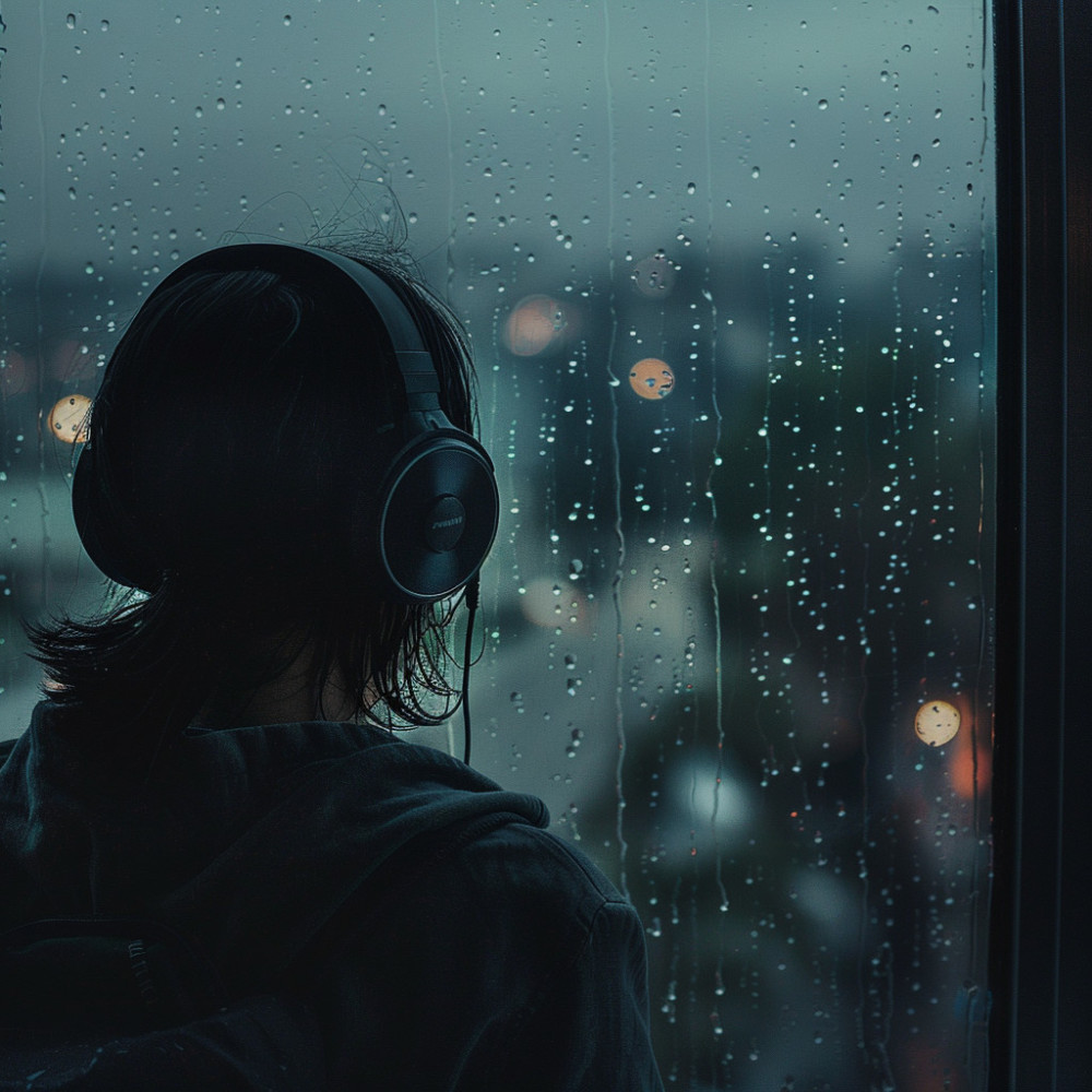 Gotas De Lluvia Armónicas Por La Noche