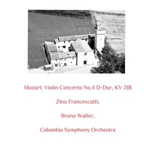 Album Mozart: Violin Concerto No.4 D-Dur, KV 218 from Bruno Walter