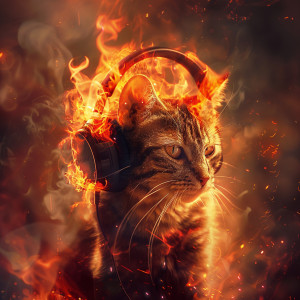 Relaxing Kitten Music的專輯Cats Fire Harmony: Serene Melodies