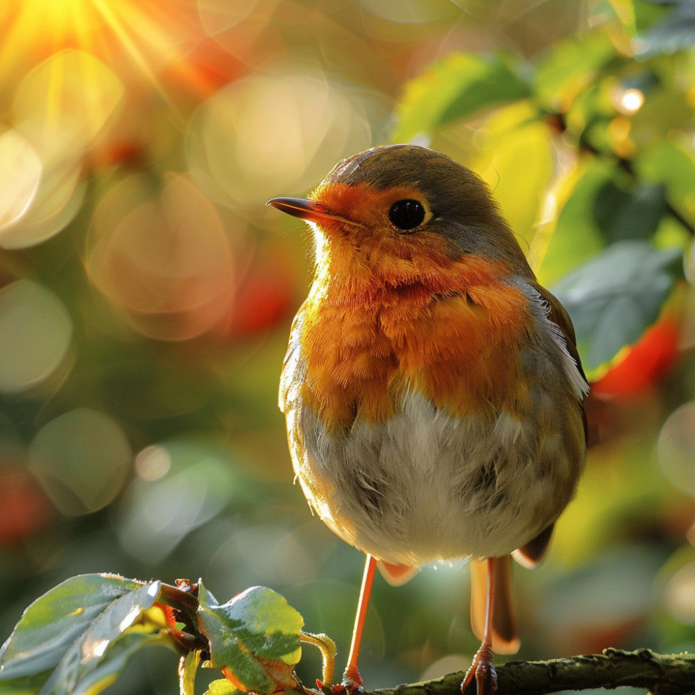 Mindful Moments in Feathered Bliss