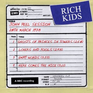 อัลบัม John Peel Session [20 March 1978] ศิลปิน Rich Kids