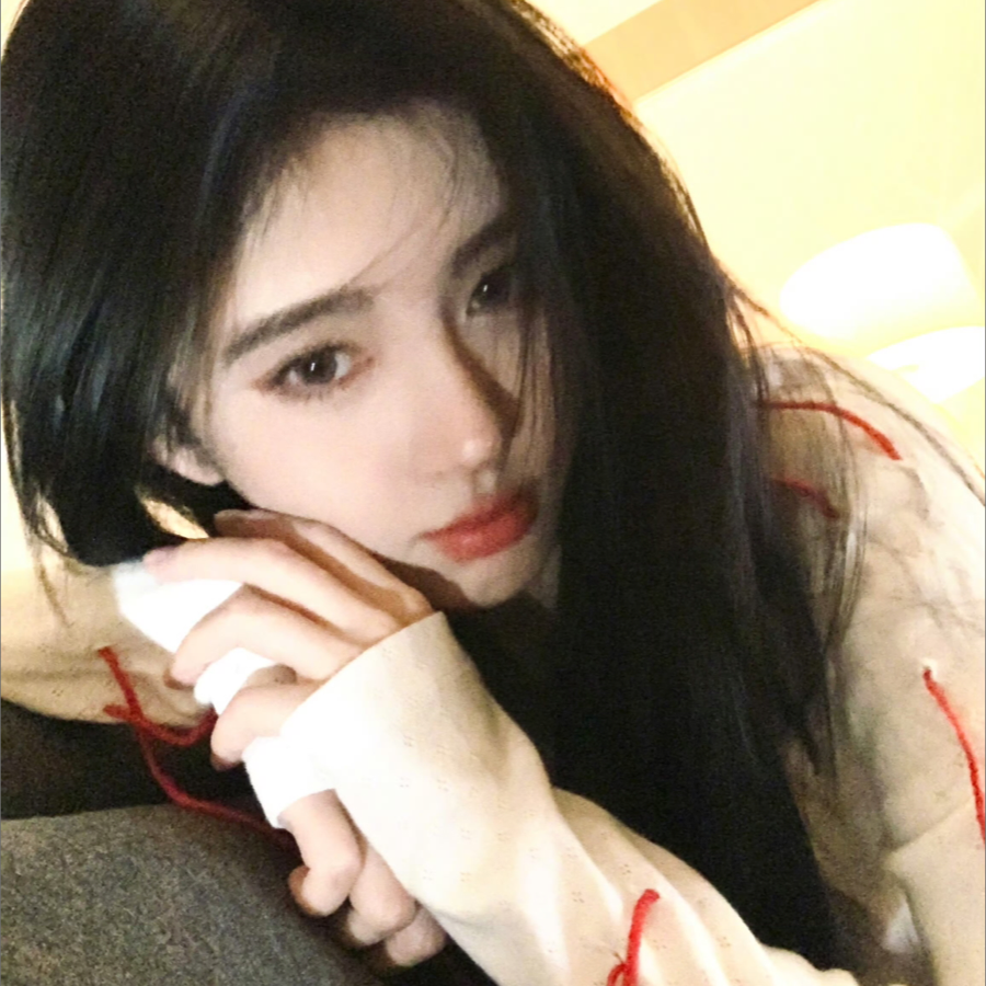 抽象酷蓝孩