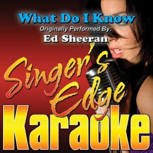 收聽Singer's Edge Karaoke的What Do I Know (Originally Performed by Ed Sheeran) [Instrumental] (Instrumental)歌詞歌曲