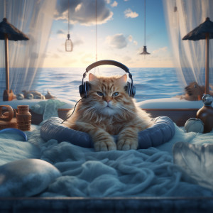 Nature Sounds And Whispers的專輯Feline Oceans: Cats Soothing Vibes