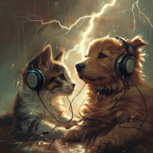 อัลบัม Pets and Thunder: Comforting Melodies ศิลปิน Music for Pets Library