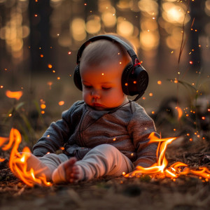 ดาวน์โหลดและฟังเพลง First Fire Gentle Lullabies พร้อมเนื้อเพลงจาก Calm Baby Music & Sounds