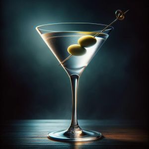 Martini in Timeless Elegance (Jazz Lounge, Sip, Savor and Mingle)