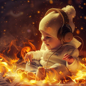 Flamespad Nature Fire Sounds的專輯Baby's Fire: Gentle Melodic Flames