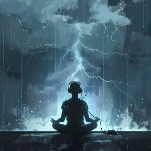 Meditation Music Masters的專輯Meditation Amidst Thunder: Peaceful Vibes