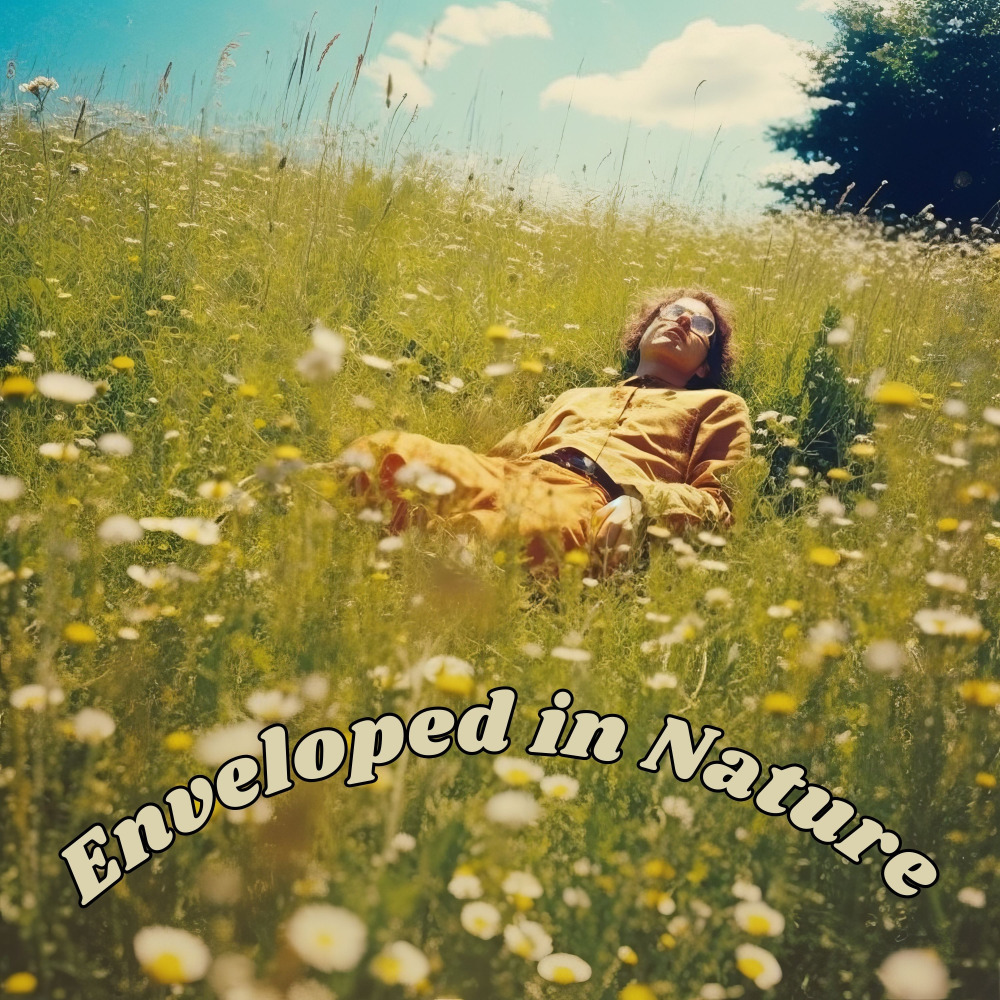 Inner Glow Amidst Nature's Comfort