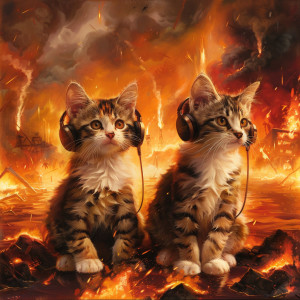 Relaxing My Ktiten的專輯Crackling Fire: Calm Music for Cats