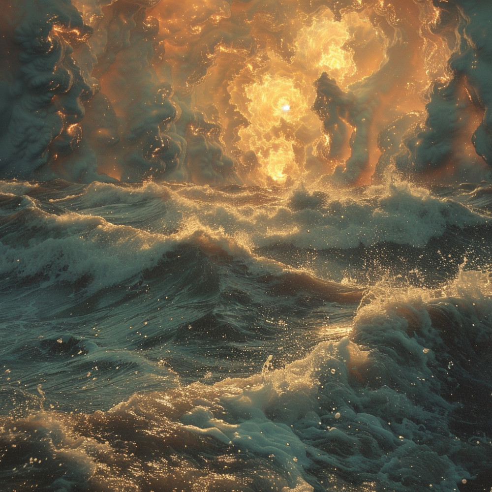 Silencio Oceánico De Olas Serenas
