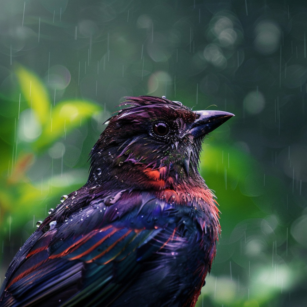 Calm Birdsong Under Cloudy Skies