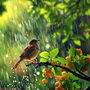 Anaamaly的專輯Symphony Softness: Binaural Birds in Rainy Nature - 78 72 Hz