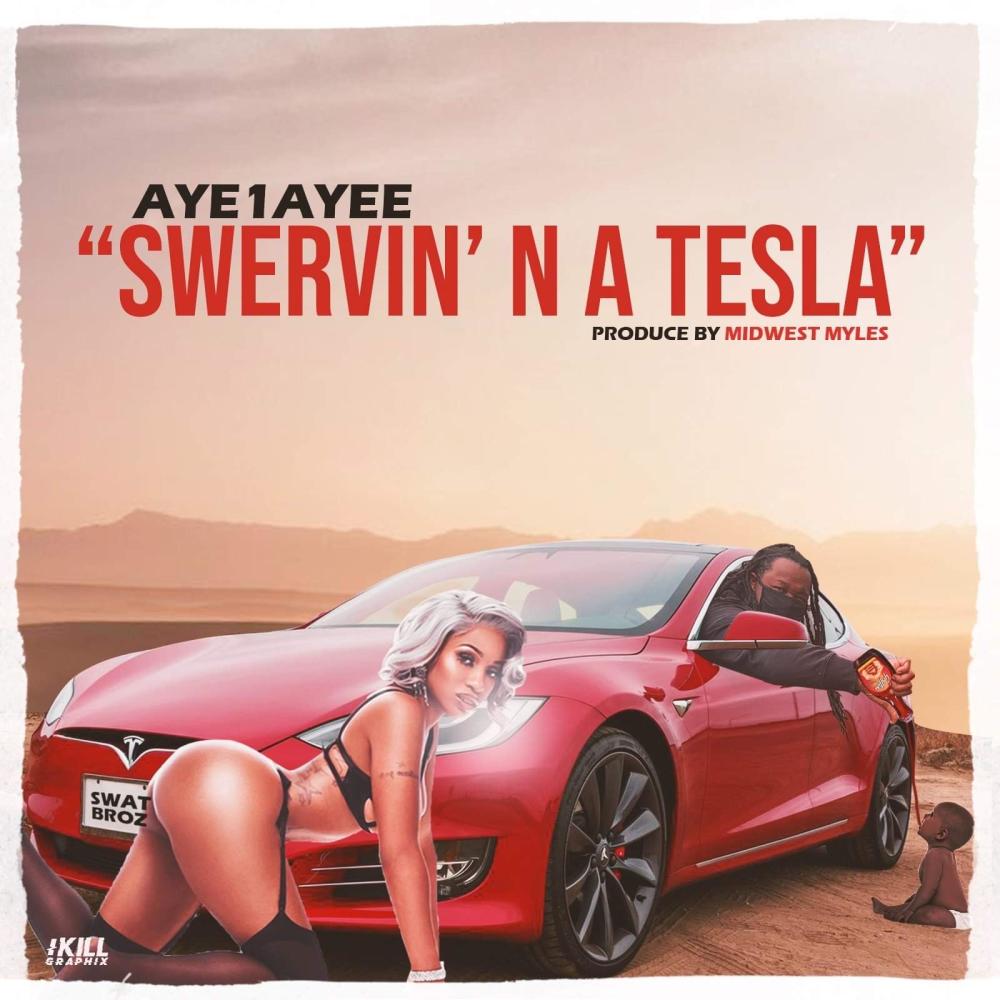 Swervin'n a Tesla (feat. Midwest Myles) (Explicit)