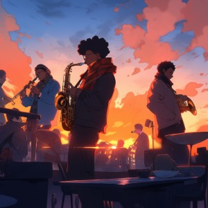 Album Sunset Serenade Groove Gathering from Study Music & Sounds