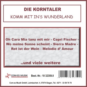 อัลบัม Komm mit in's Wunderland ศิลปิน Die Korntaler