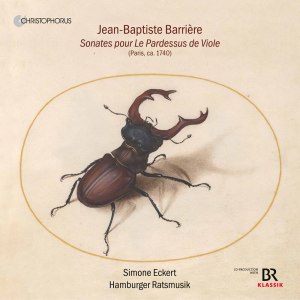 Simone Eckert的專輯Barrière: Sonatas for Pardessus de viole