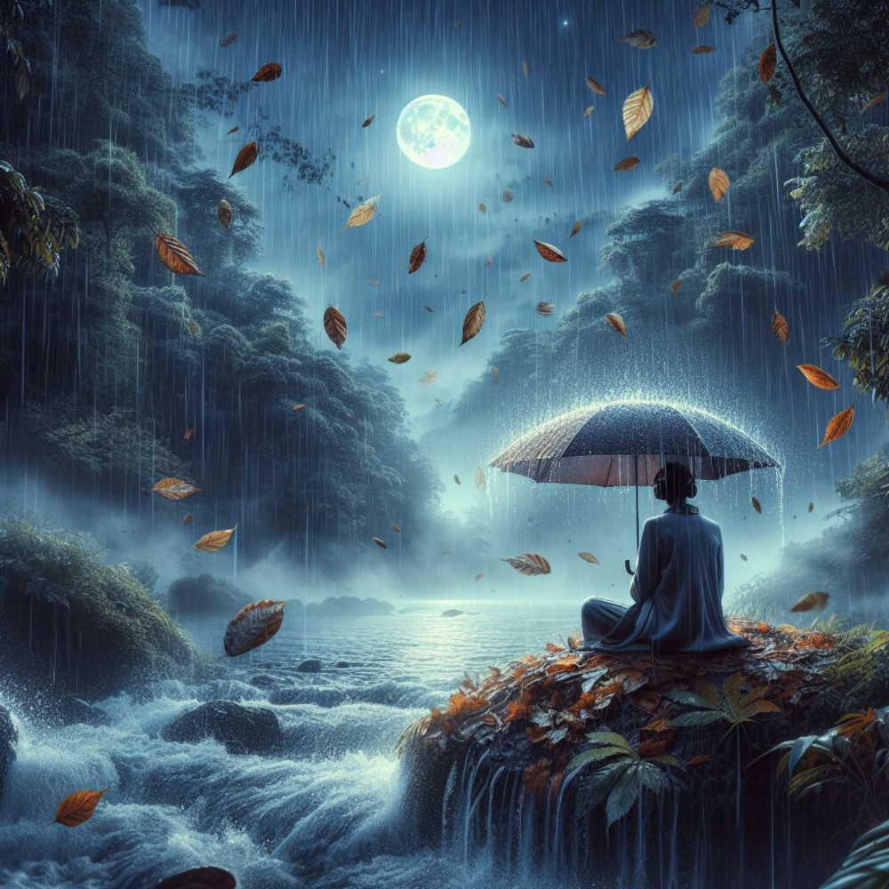 Enjoying the Rain in Solitude 20