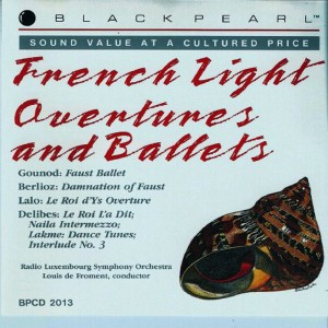 อัลบัม French Light Overtures and Ballets ศิลปิน Radio Luxembourg Symphony Orchestra