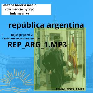 收聽Tavo的REPÚBLICA ARGENTINA歌詞歌曲