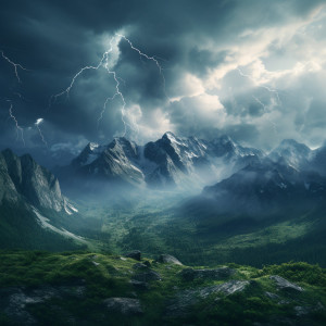 อัลบัม Binaural Thunder Serenity: Gentle Echoes for Relaxation ศิลปิน CRYSTAL VOICES