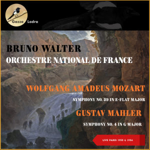 Album Wolfgang Amadeus Mozart: Symphony No. 39 In E-Flat Major - Gustav Mahler: Symphony No. 4 In G Major (Live Paris 1955 & 1956) from Orchestre National De France