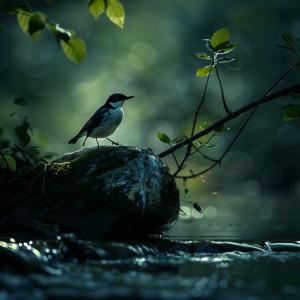 Outside HD Samples的專輯Peaceful Night with Binaural Nature Birds and Creek