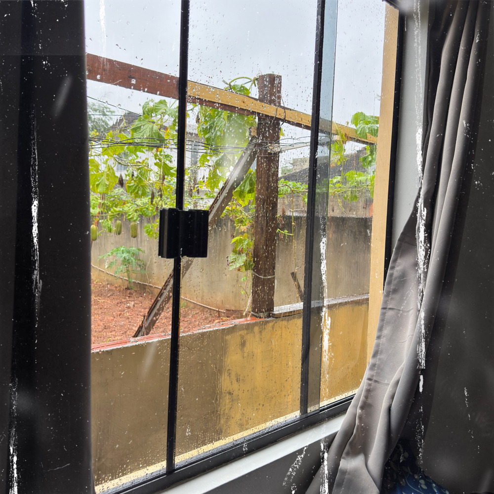 Heavy Rain on the Window