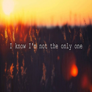 ดาวน์โหลดและฟังเพลง Im Not The Only One พร้อมเนื้อเพลงจาก Christine Lucero