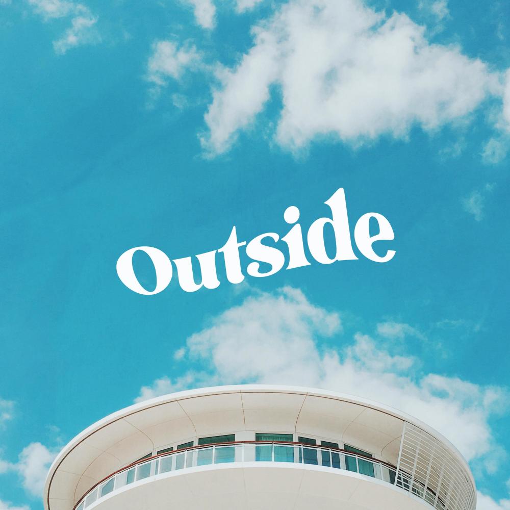 Outside
