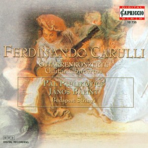 Pal Paulikovics的專輯Carulli, F.: Concerto for Flute and Guitar, Op. 8 / Petit Concerto De Societe / Guitar Concerto in A Major