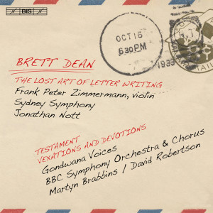 Album Dean: The Lost Art of Letter Writing from Brett Dean