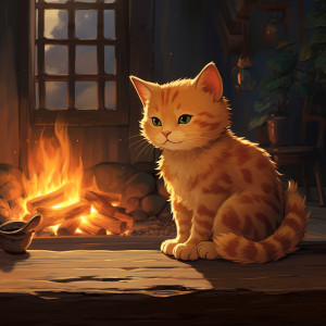 Especialistas en Música Relajante的專輯Fuego Para Gatos: Sinfonía Binaural Del Fuego