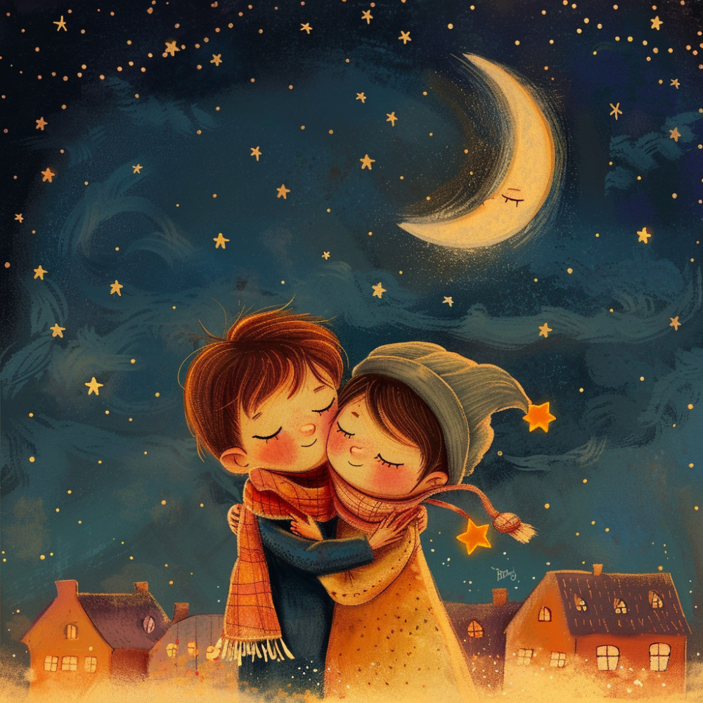 El Abrazo Suave De La Luz De La Luna Calma
