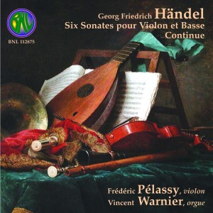 Vincent Warnier的專輯Handel: Six sonates pour violon et basse continue