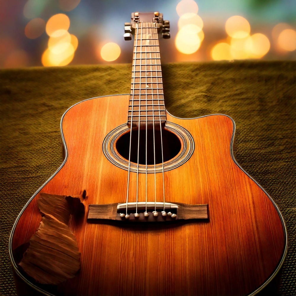 Floating Guitar Notes Linger
