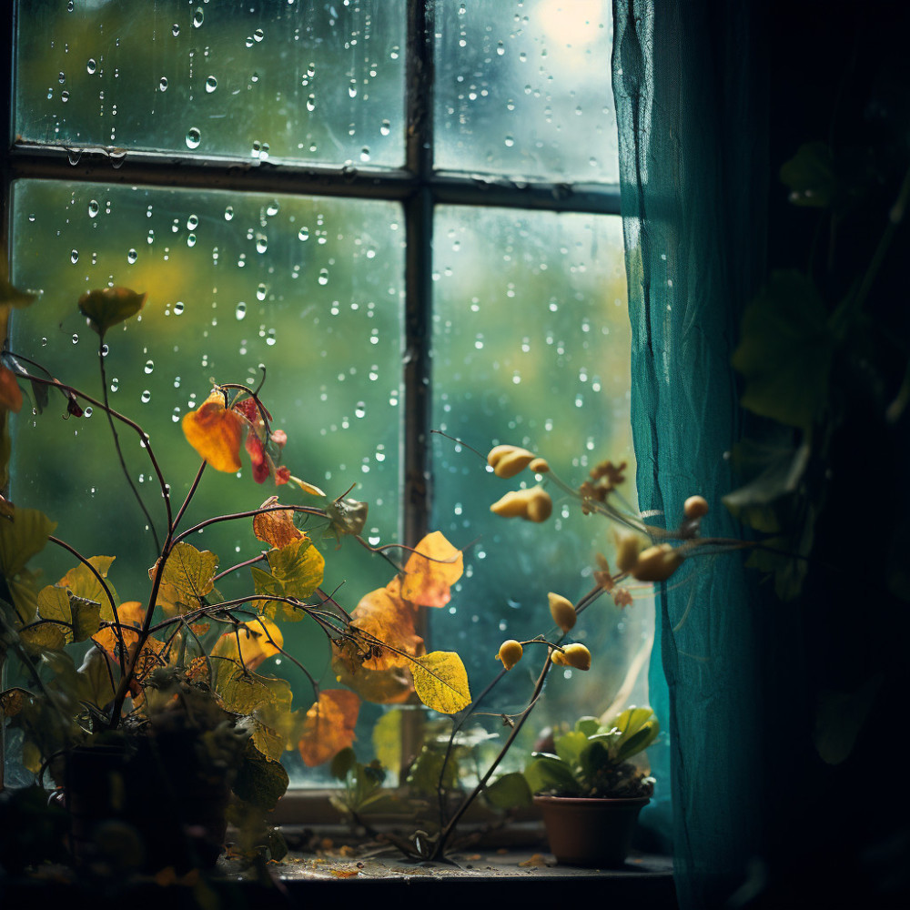Melodía Calma Binaural De Lluvia