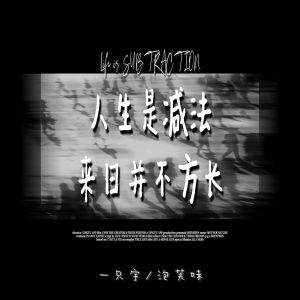 Listen to 人生是减法 来日并不方长 (说唱版) song with lyrics from 一只宇