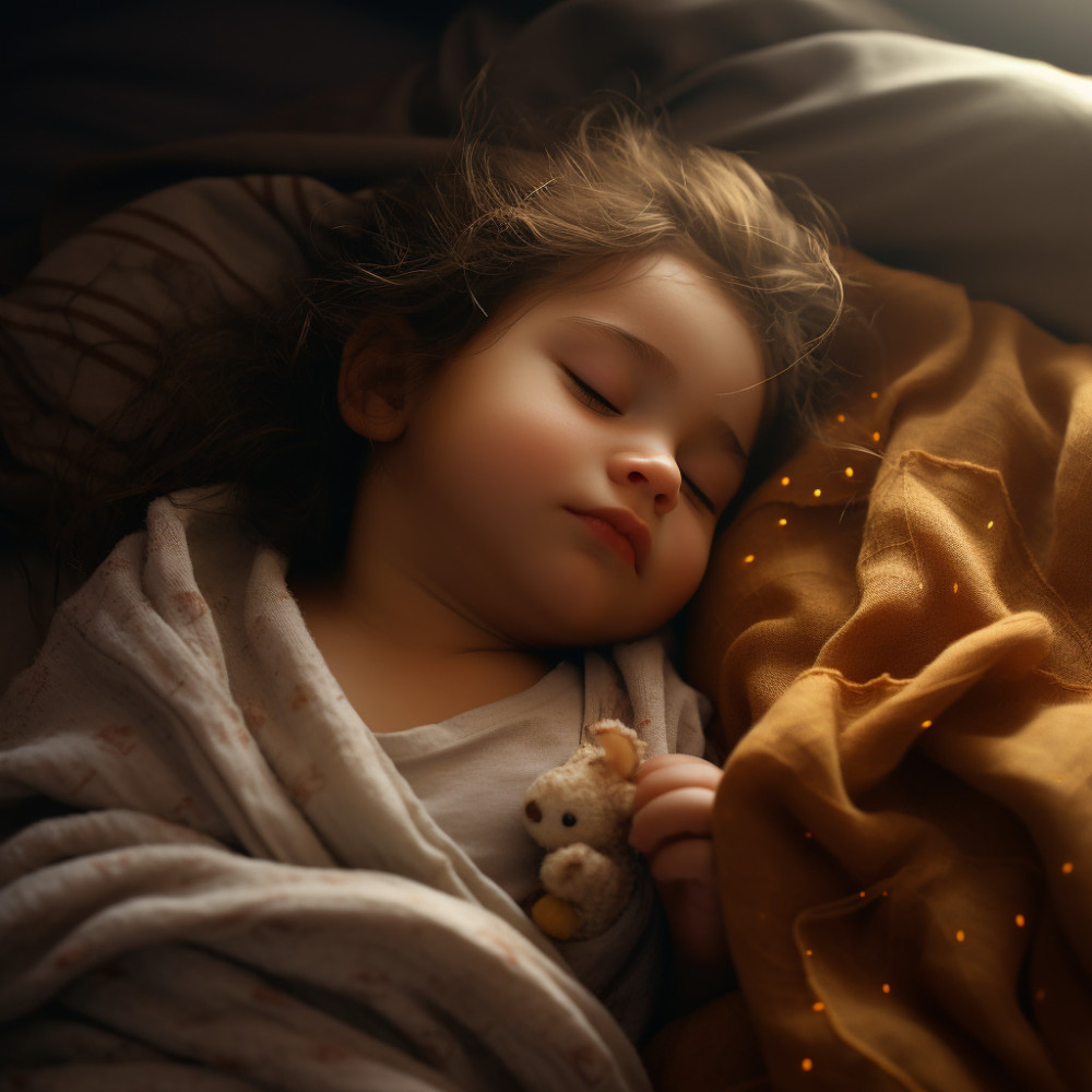 Lullaby's Soft Embrace in Night's Peace