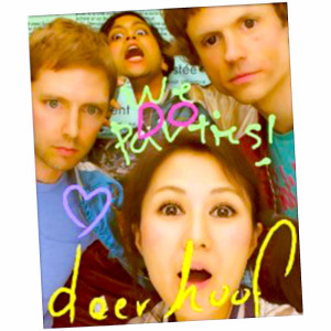 Dengarkan lagu We Do Parties nyanyian Deerhoof dengan lirik