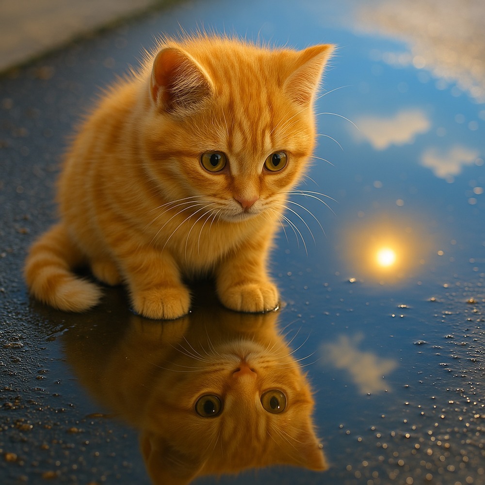 Sun in the Puddle