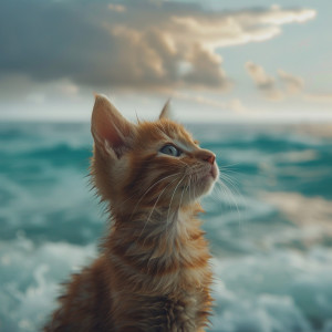 Canciones de la naturaleza Música de la naturaleza的專輯Santuario Oceánico Para Gatos: Melodías Calmantes Del Mar
