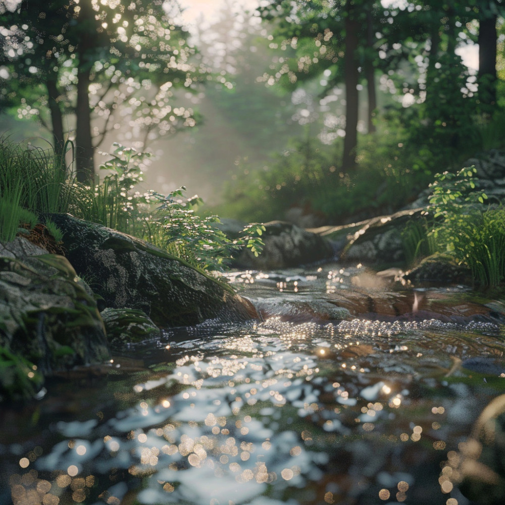 River's Gentle Call to Stillness