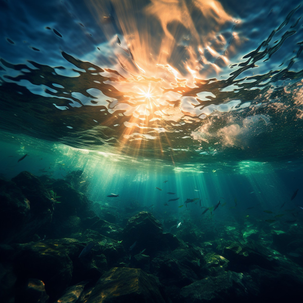 Serene Ocean’s Rhythmic Calm