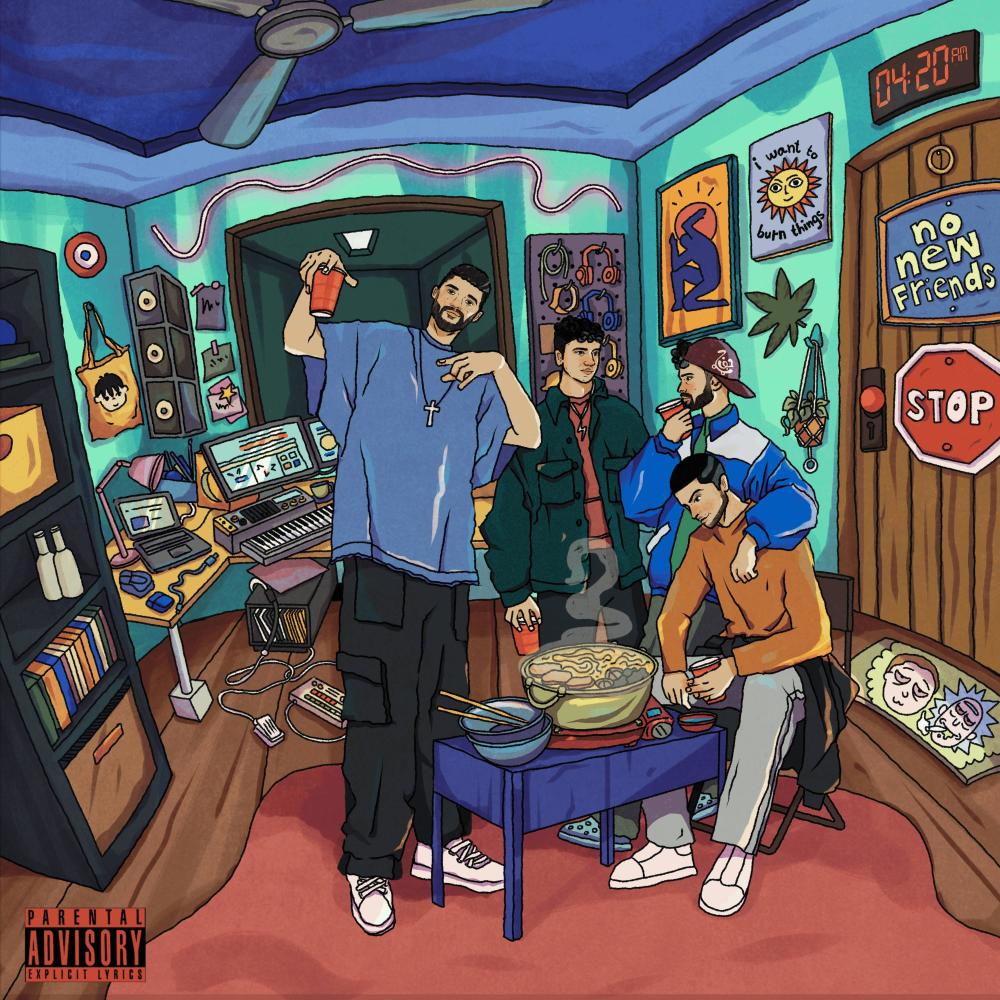 NO NEW FRIENDS (feat. Ali Raza & Azan Ali) (Explicit)