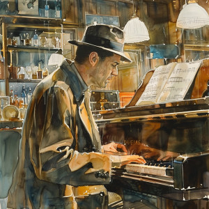 ดาวน์โหลดและฟังเพลง Melodía Vibrante De Jazz พร้อมเนื้อเพลงจาก Maestros de jazz refrigerados